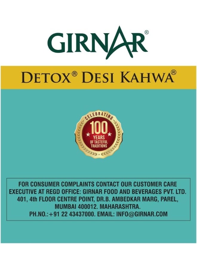 Girnar Detox Green Tea (Desi Kahwa) (36 Tea Bags) - Image 4